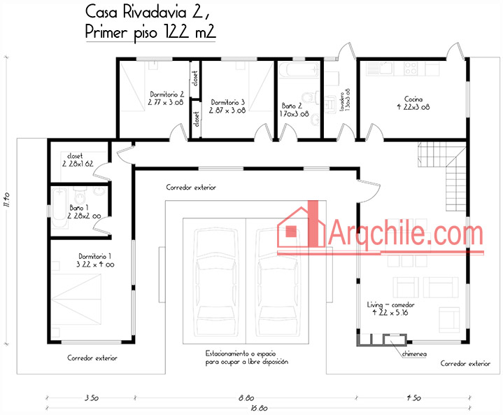 Casa Rivadavia 2_ 170 metros cuadrados